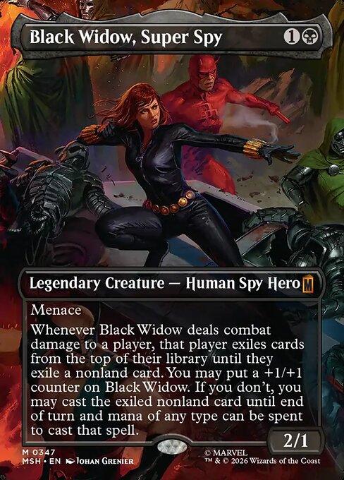 Black Widow, Super Spy [Borderless Scene]