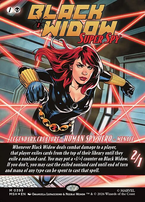 Black Widow, Super Spy [Classic Comic Foil]