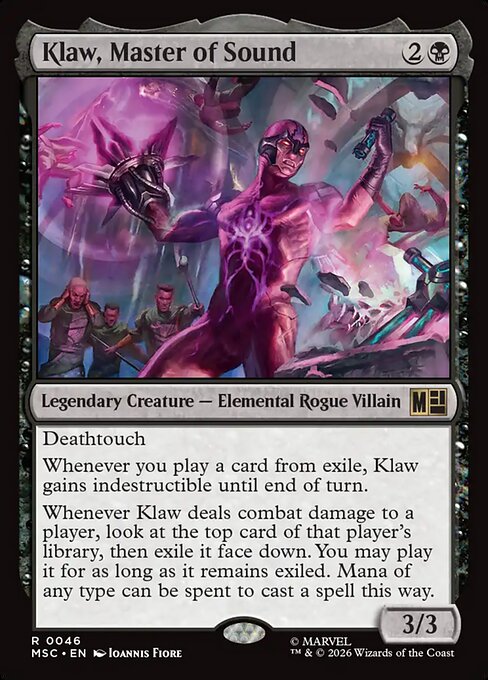 Klaw, Master of Sound [Surge Foil]