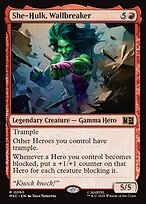 She-Hulk, Wallbreaker [Surge Foil]