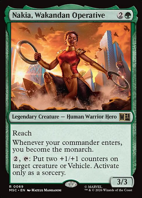 Nakia, Wakandan Operative [Surge Foil]