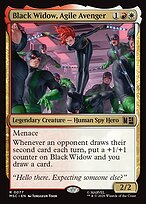Black Widow, Agile Avenger [Surge Foil]