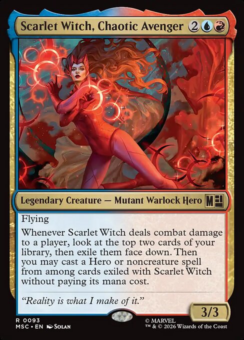 Scarlet Witch, Chaotic Avenger [Surge Foil]