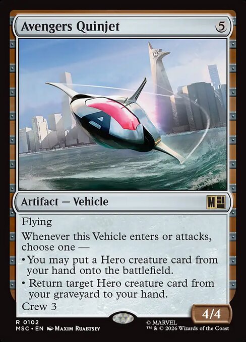 Avengers Quinjet [Surge Foil]