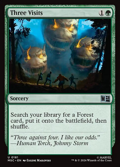 Three Visits [Surge Foil]