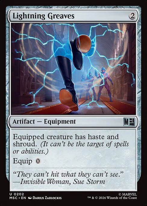 Lightning Greaves [Surge Foil]