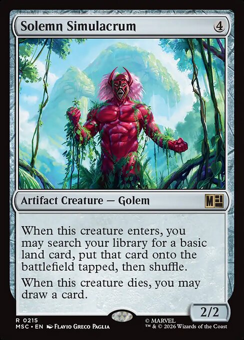 Solemn Simulacrum [Surge Foil]