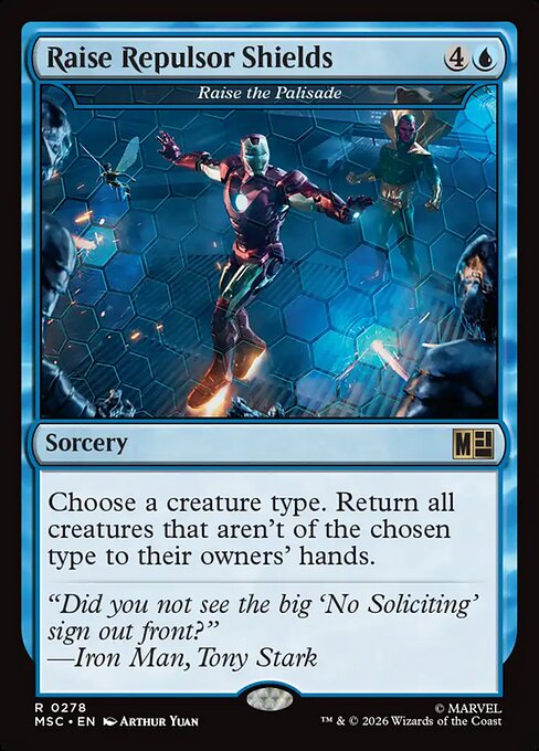 Raise Repulsor Shields (Raise the Palisade) [Surge Foil]