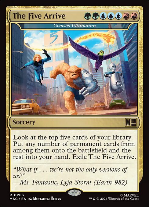 The Five Arrive (Genesis Ultimatum) [Surge Foil]