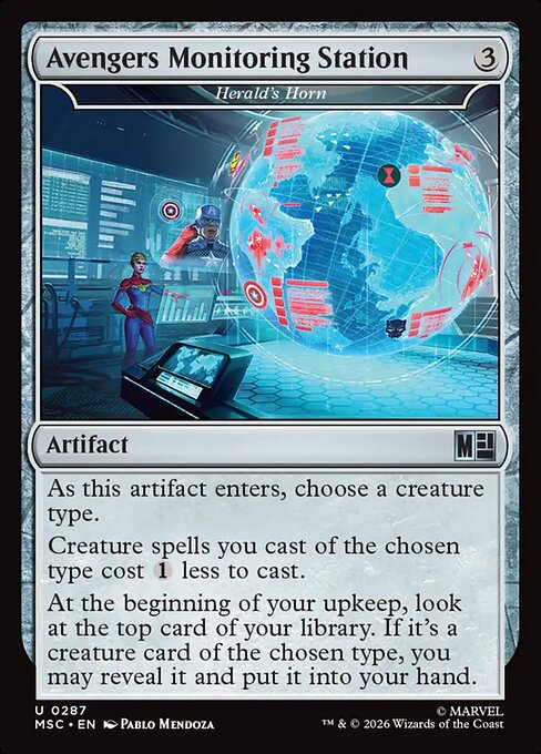 Avengers Monitoring Station (Herald's Horn) [Surge Foil]