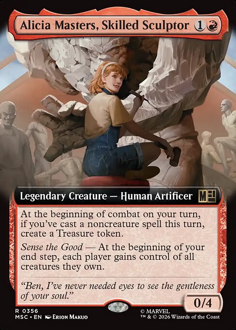 Alicia Masters, Skilled Sculptor [Extended Artwork]