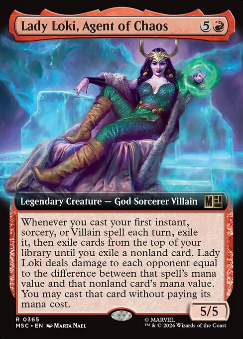 Lady Loki, Agent of Chaos [Extended Artwork]
