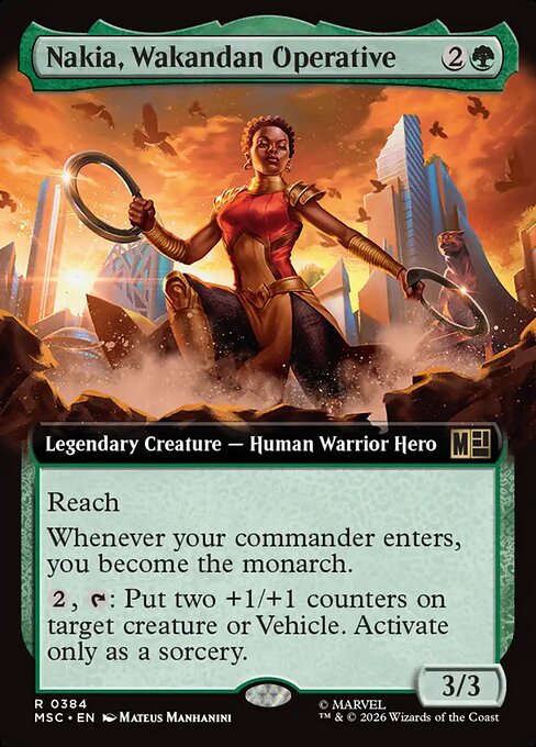 Nakia, Wakandan Operative [Extended Artwork]
