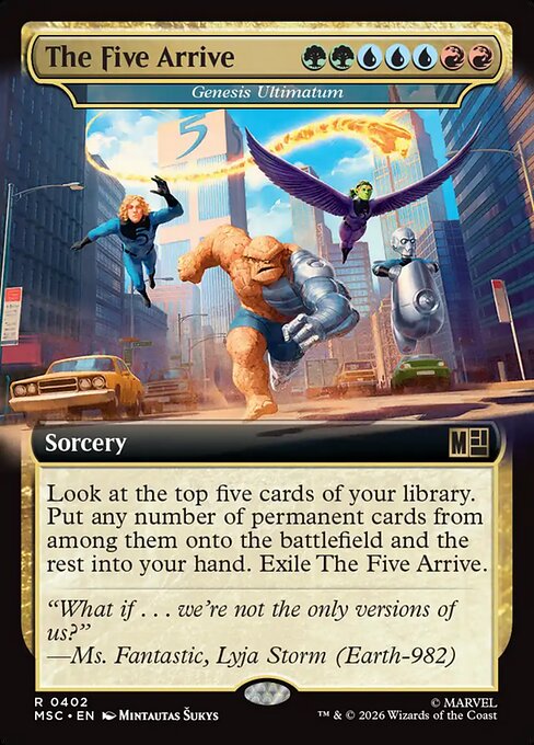 The Five Arrive (Genesis Ultimatum) [Extended Artwork]