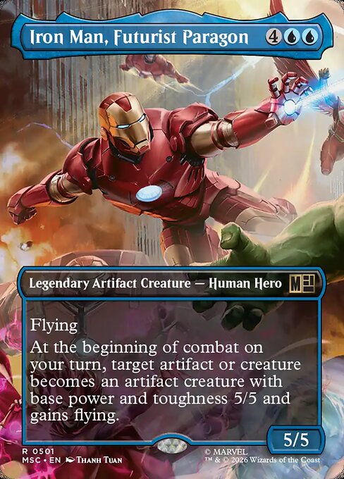Iron Man, Futurist Paragon [Borderless Scene]