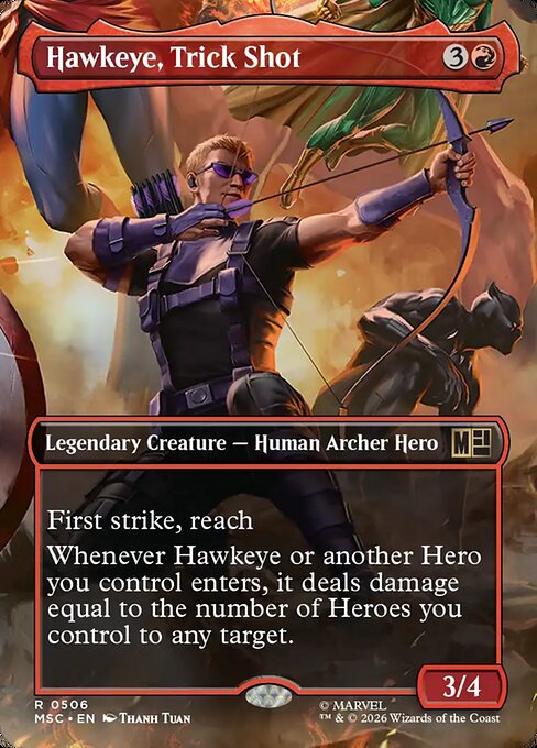 Hawkeye, Trick Shot [Borderless Scene Foil]