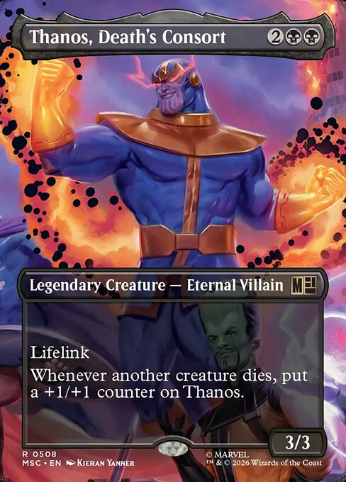 Thanos, Death's Consort [Borderless Scene Foil]