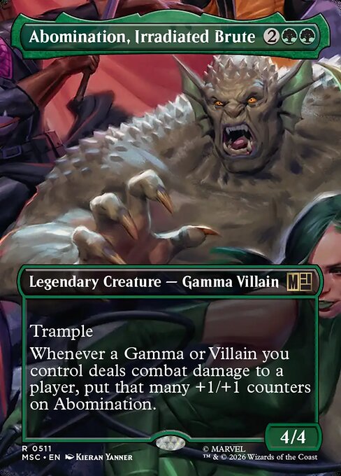 Abomination, Irradiated Brute [Borderless Scene Foil]