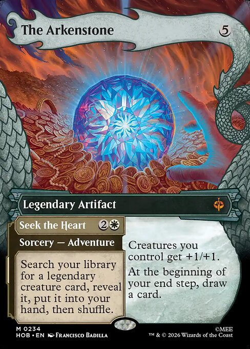 The Arkenstone // Seek the Heart [Dragon Hoard Frame Foil]