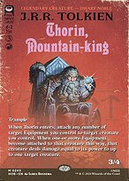 Thorin, Mountain-king [Book Cover]