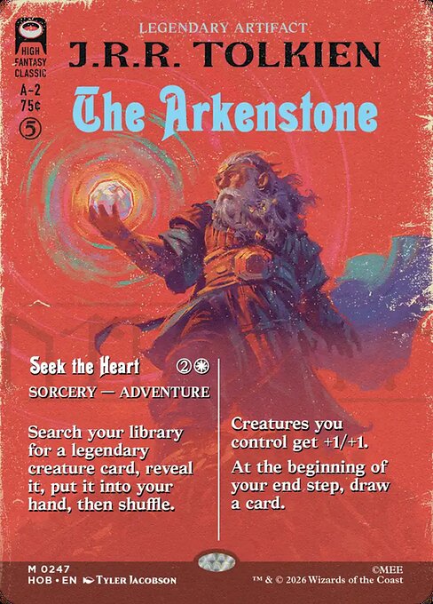 The Arkenstone // Seek the Heart [Book Cover Foil]