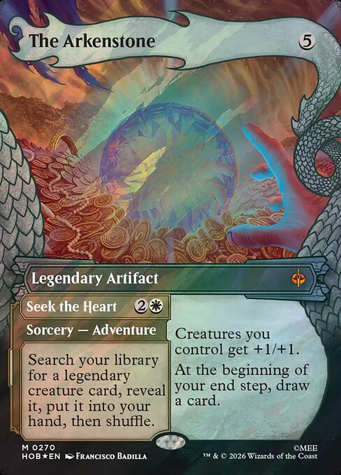 The Arkenstone // Seek the Heart [Dragon Hoard Frame Surge Foil]