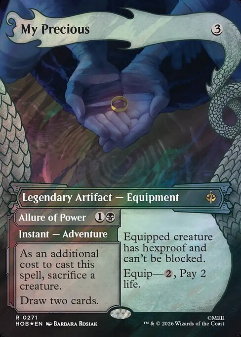 My Precious // Allure of Power [Dragon Hoard Frame Surge Foil]
