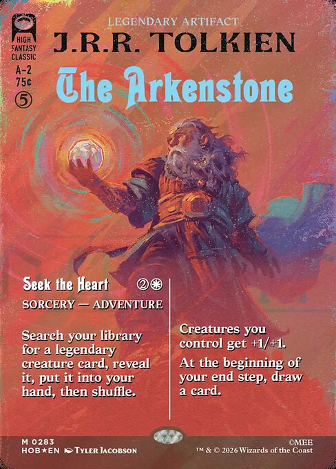 The Arkenstone // Seek the Heart [Book Cover Surge Foil]