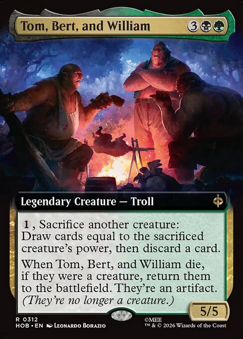Tom, Bert, and William [Extended Artwork Foil]