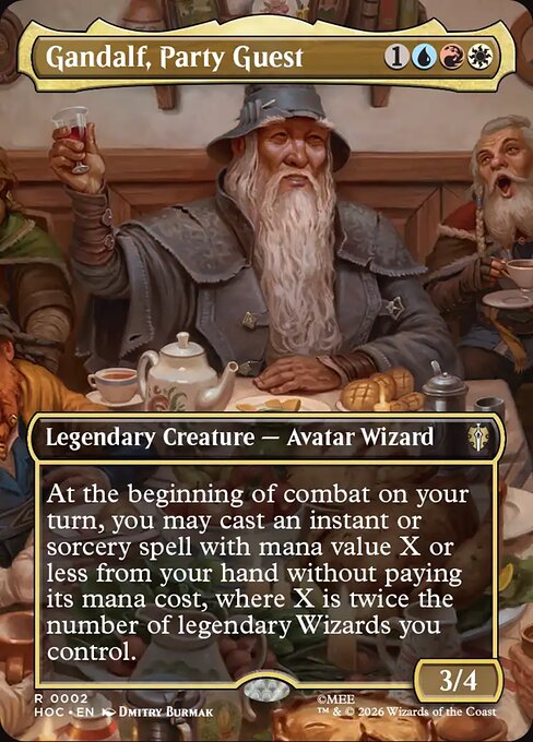 Gandalf, Party Guest [Borderless Scene Foil]