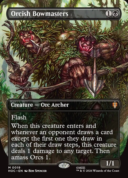 Orcish Bowmasters [Borderless Classic Artist Foil]