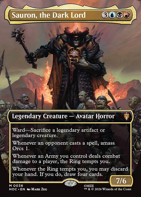 Sauron, the Dark Lord [Borderless Classic Artist]
