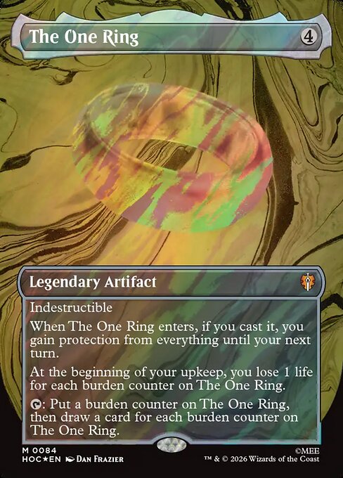The One Ring [Borderless Classic Artist Surge Foil]
