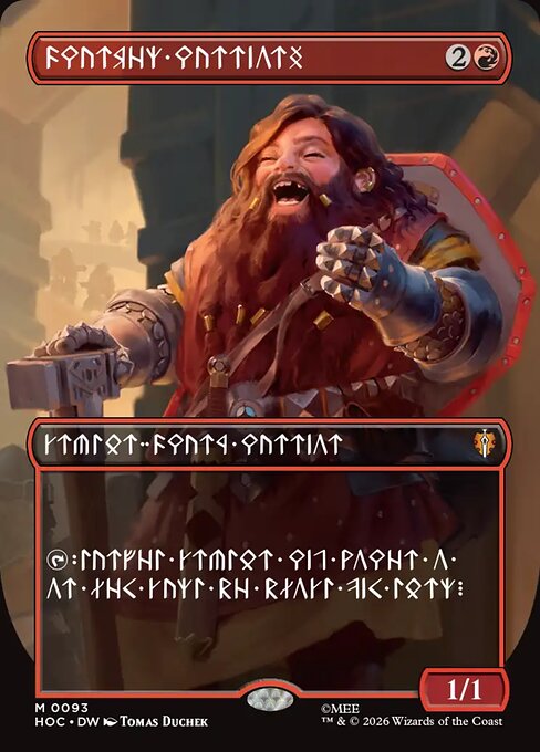 Dwarven Warriors [Borderless Dwarvish]