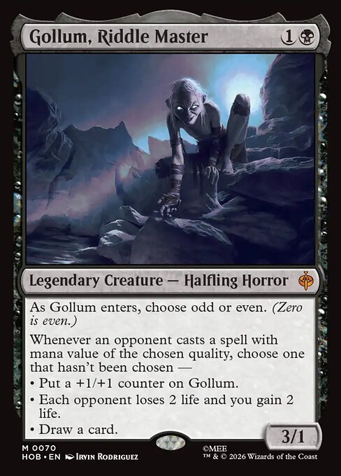 Gollum, Riddle Master [Foil]
