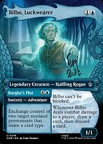 Bilbo, Luckwearer // Burglar's Plot [Dragon Hoard Frame]