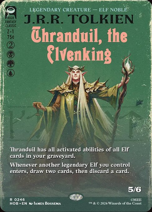 Thranduil, the Elvenking [Book Cover Foil]