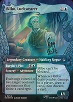 Bilbo, Luckwearer // Burglar's Plot [Dragon Hoard Frame Surge Foil]