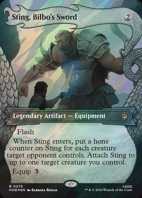 Sting, Bilbo's Sword [Dragon Hoard Frame Surge Foil]