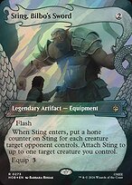 Sting, Bilbo's Sword [Dragon Hoard Frame Surge Foil]
