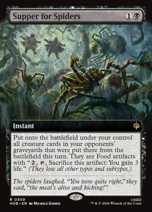 Supper for Spiders [Extended Artwork Foil]
