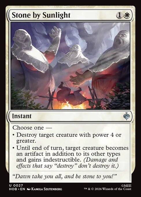Stone by Sunlight [Foil]