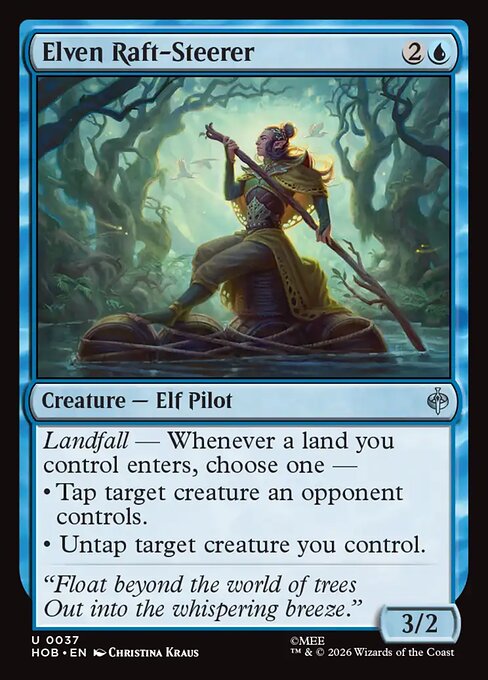 Elven Raft-Steerer [Foil]