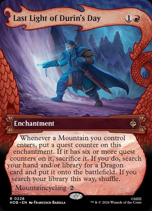 Last Light of Durin's Day [Dragon Hoard Frame Foil]