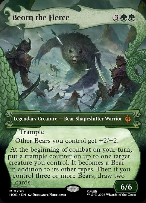 Beorn the Fierce [Dragon Hoard Frame Foil]