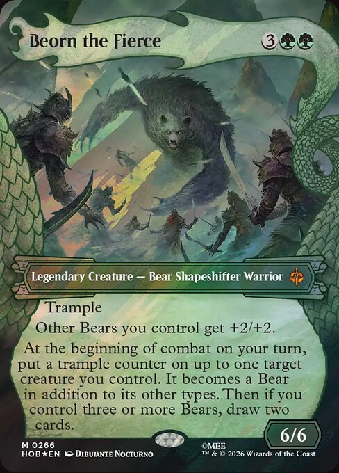 Beorn the Fierce [Dragon Hoard Frame Surge Foil]