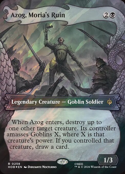 Azog, Moria's Ruin [Dragon Hoard Frame Surge Foil]
