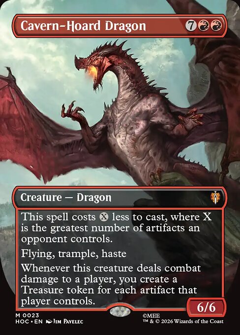 Cavern-Hoard Dragon [Borderless Classic Artist]