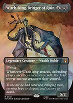 Witch-king, Bringer of Ruin [Borderless Classic Artist Surge Foil]