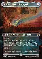 Andúril, Narsil Reforged [Borderless Classic Artist Surge Foil]
